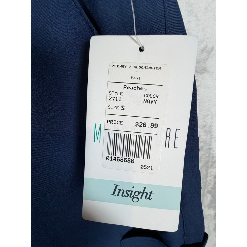 Medcouture Insight Scrubs Set Womens Small Blue Jogger V-Neck Vet Nurse NWT! - Picture 16 of 16